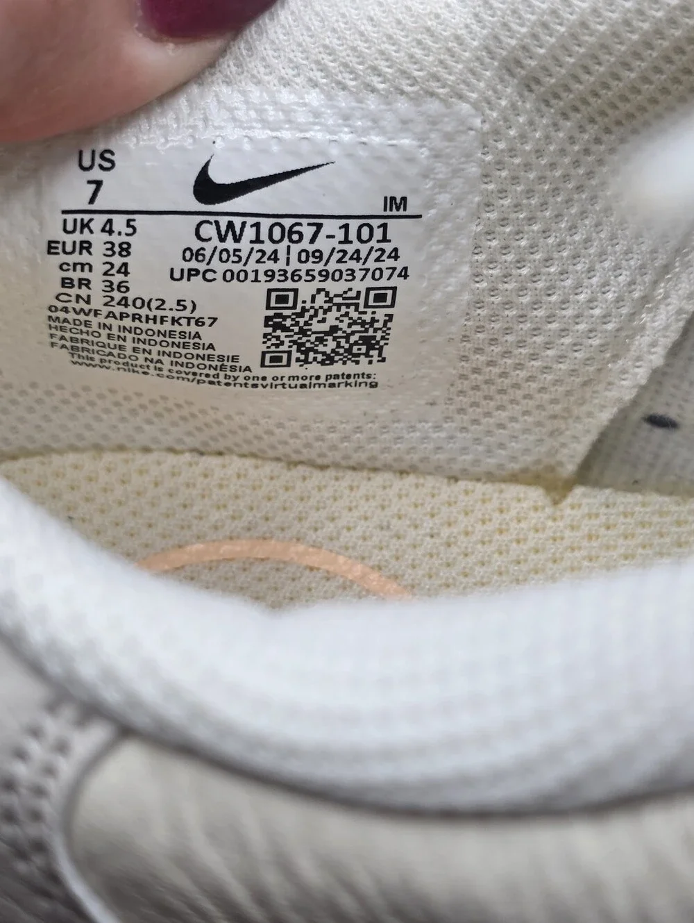 Nike Wmns CourtVintage PRM BeigeWhite WomenCasual Lifestyle Shoes